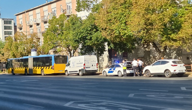 Baleset a Kossuth Lajos sugárúton