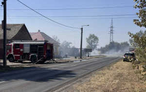 Tűz Szeged határában
