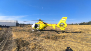 Mentőhelikopter-Hódmezővásárhelyen