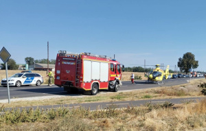 Két személyautó ütközött a 47-es főúton, Hódmezővásárhely közelében
