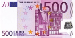 500 eurós bankjegy