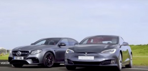 Tesla Model S P100D vs Mercedes-AMG E63S