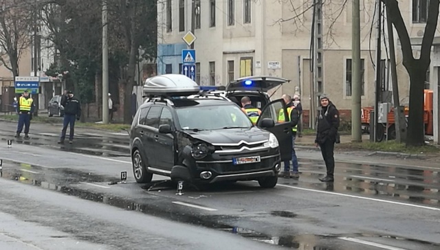 Trolibusz baleset Szegeden - 2018.03.08.