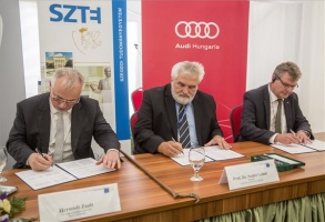 Stratégiai megállapodást kötött az Audi, a Mol és az SZTE