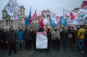 Március 15. - Ellenzéki pártok demonstrációja Budapesten 