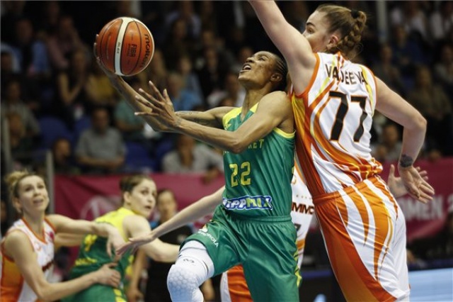 Női kosárlabda Euroliga - Sopron Basket-Jekatyerinburg