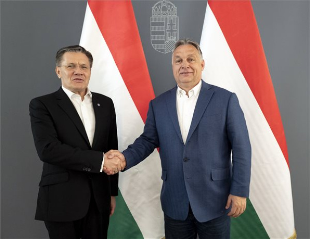Orbán Viktor a Roszatom vezérigazgatójával tárgyalt