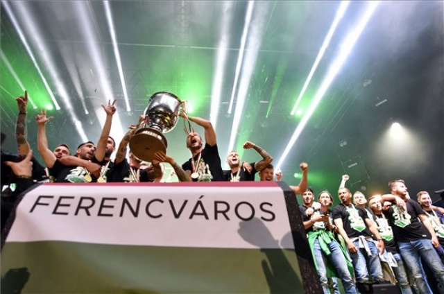 Bajnoki címét ünnepli a Ferencváros