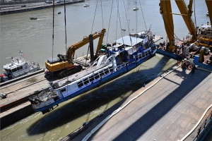 Dunai hajóbaleset - A Hableány kiemelése