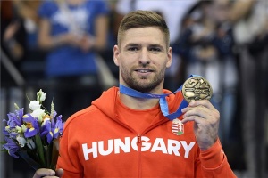 Európa Játékok - Vecsernyés Dávid bronzérmes nyújtón