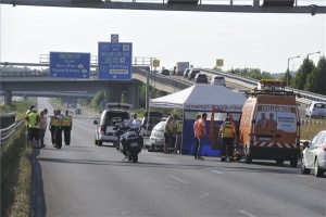 Halálos baleset az M1-es autópályán Biatorbágy térségében