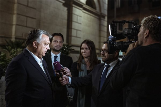 Orbán Viktor Rómában