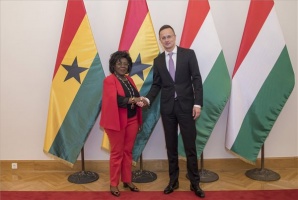 Víz Világtalálkozó - Szijjártó Péter miniszter fogadta a ghánai vízügyi minisztert
