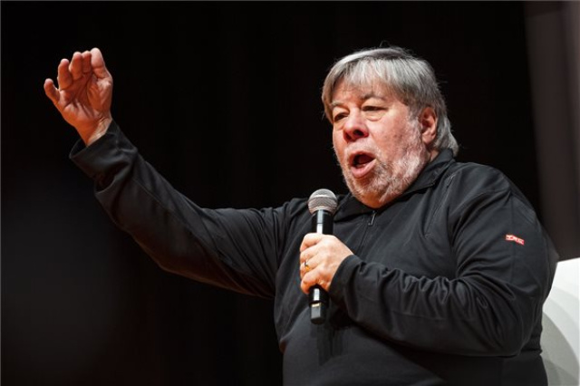 Steve Wozniak, az Apple társalapítója Budapesten