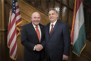 Az amerikai nagykövettel találkozott Orbán Viktor