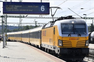 A RegioJet új vasúti járatot indított a Budapest-Bécs-Brünn-Prága útvonalon