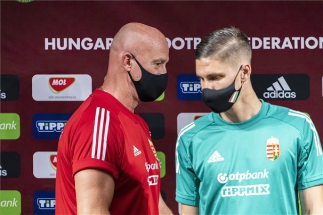 Nemzetek Ligája - Az orosz labdarúgó-válogatott sajtótájékoztatója Budapesten