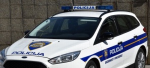 Horvát rendőrautó