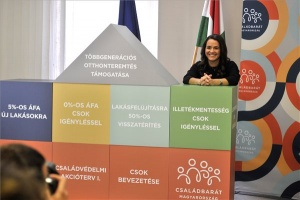 Novák Katalin sajótájékoztatója - Januártól akár a csok teljes összege felvehető új többgenerációs otthonok létrehozására