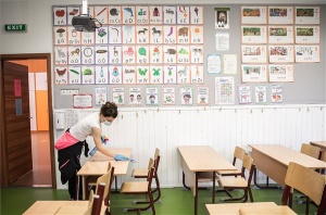 Koronavírus - Nagytakarítást végeznek a héten a budapesti Krúdy általános iskolában