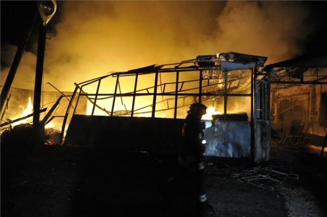 Kiégett egy lapszabászat Budapesten
