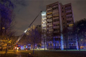Tűz ütött ki egy társasházban Budapesten