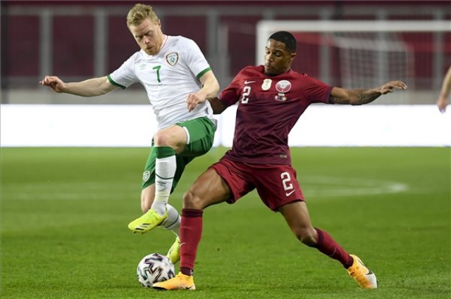 Katar-Írország barátságos labdarúgó mérkőzés Debrecenben