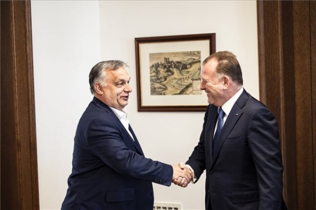 Orbán Viktor fogadta a Nemzetközi Cselgáncs Szövetség elnökét 