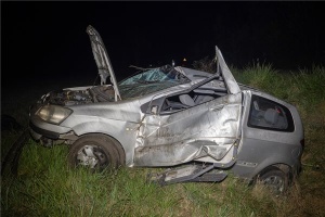 Árokba borult egy autó Dunatetétlen térségében, a sofőr meghalt