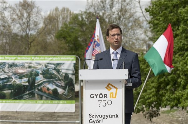 Modern városok - Több mint 21 milliárd forintból építenek vízi élményparkot Győrben