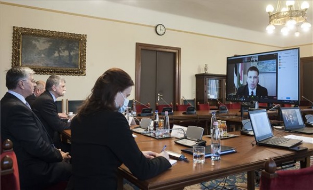 Az Országgyűlés elnöke megbeszélést folytatott az észt házelnökkel