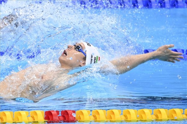 Tokió 2020 - Úszás - Telegdy Ádám ötödik 200 méter háton