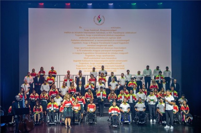 Paralimpia 2020 - Letették az esküt a magyar csapat tagjai