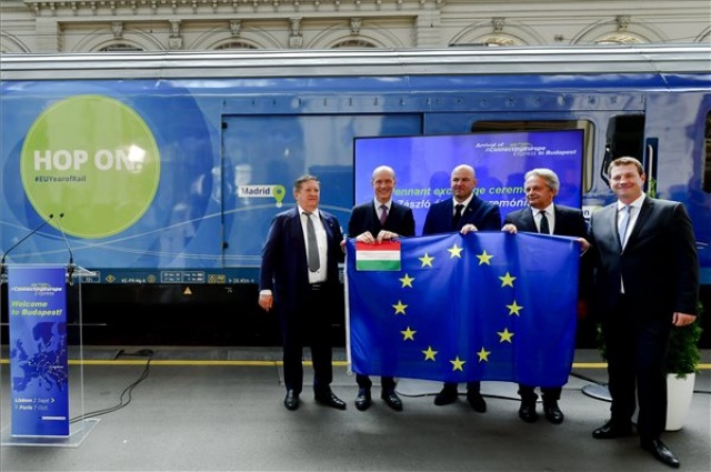 A Connecting Europe Express Budapesten