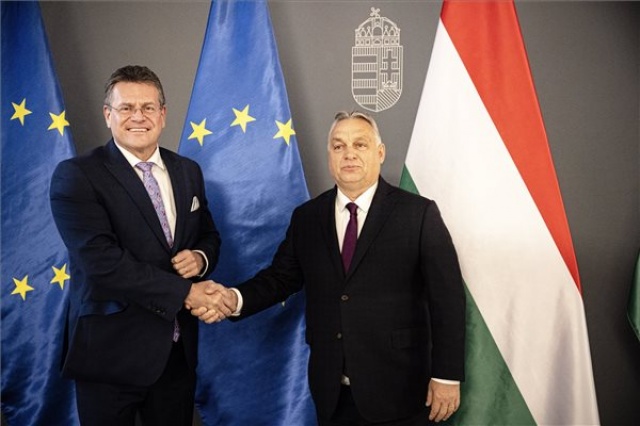Orbán Viktor az Európai Bizottság alelnökével tárgyalt