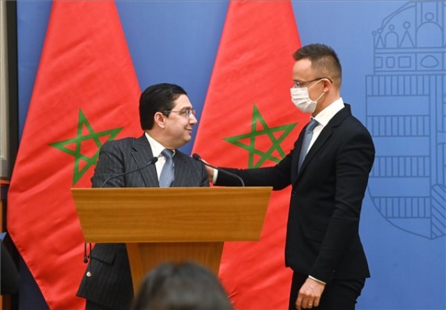 Szijjártó Péter a marokkói külügyminiszterrel tárgyalt
