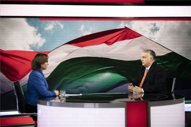 Orbán Viktor interjút adott az M1 aktuális csatornának