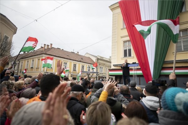 Választás 2022 - Orbán Viktor Székesfehérváron 
