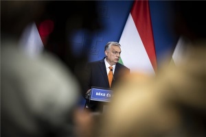 Választás 2022 - Orbán Viktor nemzetközi sajtótájékoztatója