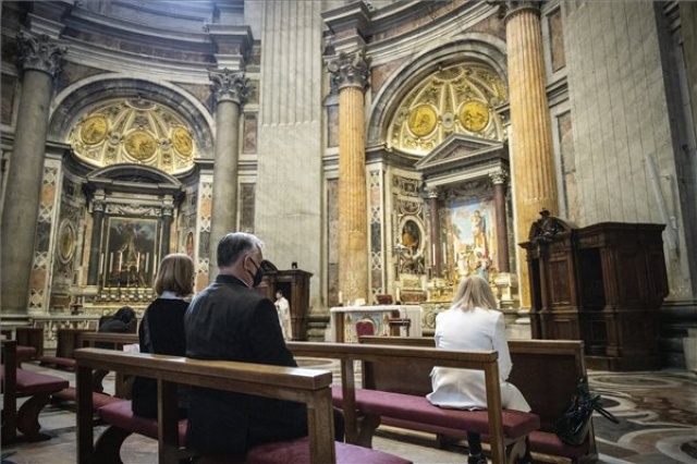 Orbán Viktor hivatalos látogatása a Vatikánban