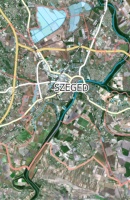 Szeged műholdképen