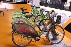 A Közlekedési Múzeumba kerültek az első budapesti MOL Bubi kerékpárok