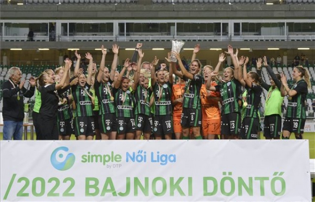 Női labdarúgó NB I - Győri sikerével megvédte bajnoki címét a Ferencváros