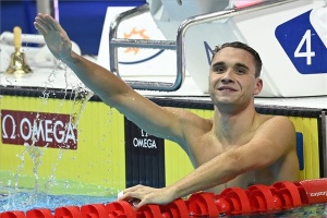 Vizes vb 2022 - Úszás - Milák Kristóf aranyérmes 100 méter pillangón