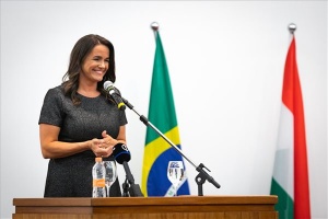 Novák Katalin Brazíliában