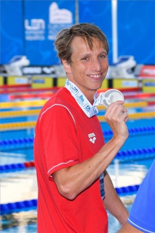 Vizes Eb - Úszás - Verrasztó Dávid ezüstérmes 400 méter vegyesen