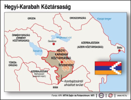 Hegyi-Karabah Köztársaság (térkép)