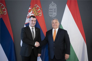 Orbán Viktor fogadta a szerb nemzetgyűlés elnökét 