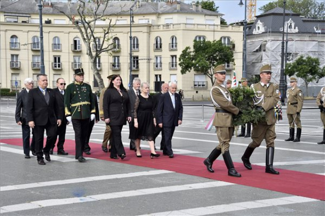A magyar hősök emlékünnepe Budapesten