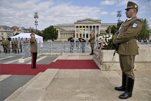 A magyar hősök emlékünnepe Budapesten